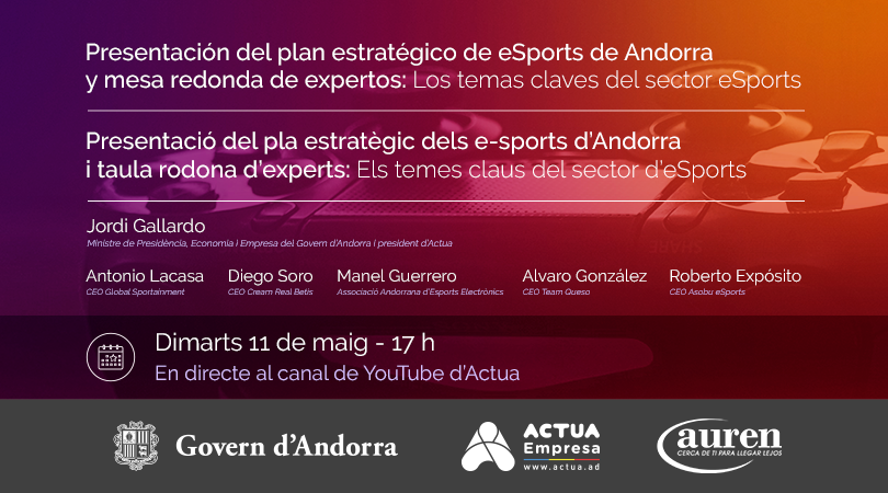 Presentació del pla estratègic d’Andorra del sector dels e-sports d’Andorra