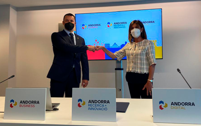 The launching of Andorra Business, Andorra Research and Innovation, and Andorra Digital